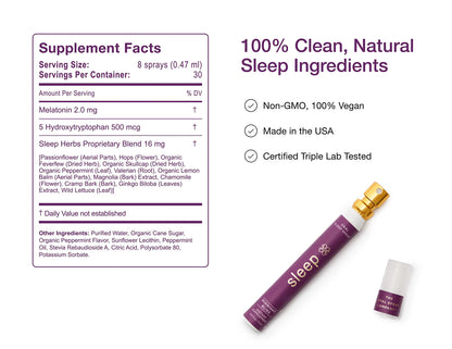 👨‍⚕️Spray Into Better Sleep Tonight★★★★★Trusted by 200,000+ Deep Sleepers
