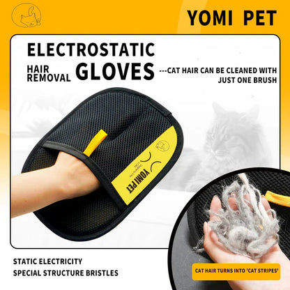 PET Pet hair cleaning gloves