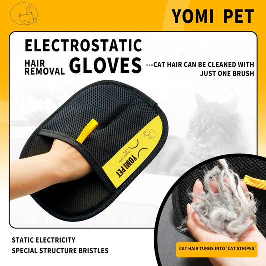 PET Pet hair cleaning gloves