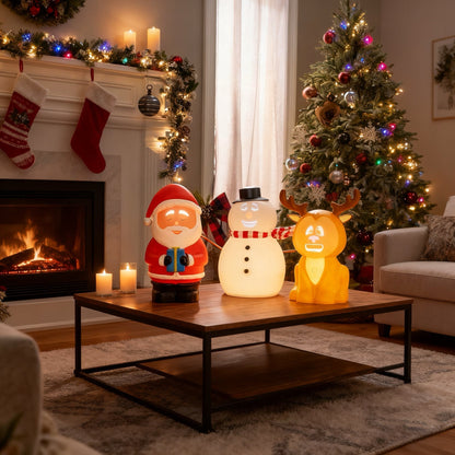 🎅Christmas Sale 49% Off ⛄️FrostByte (Mr. Chill) Talking Animated Blink Snowman with Built in Projector & Speaker Plug'n Play🎄 - statlk