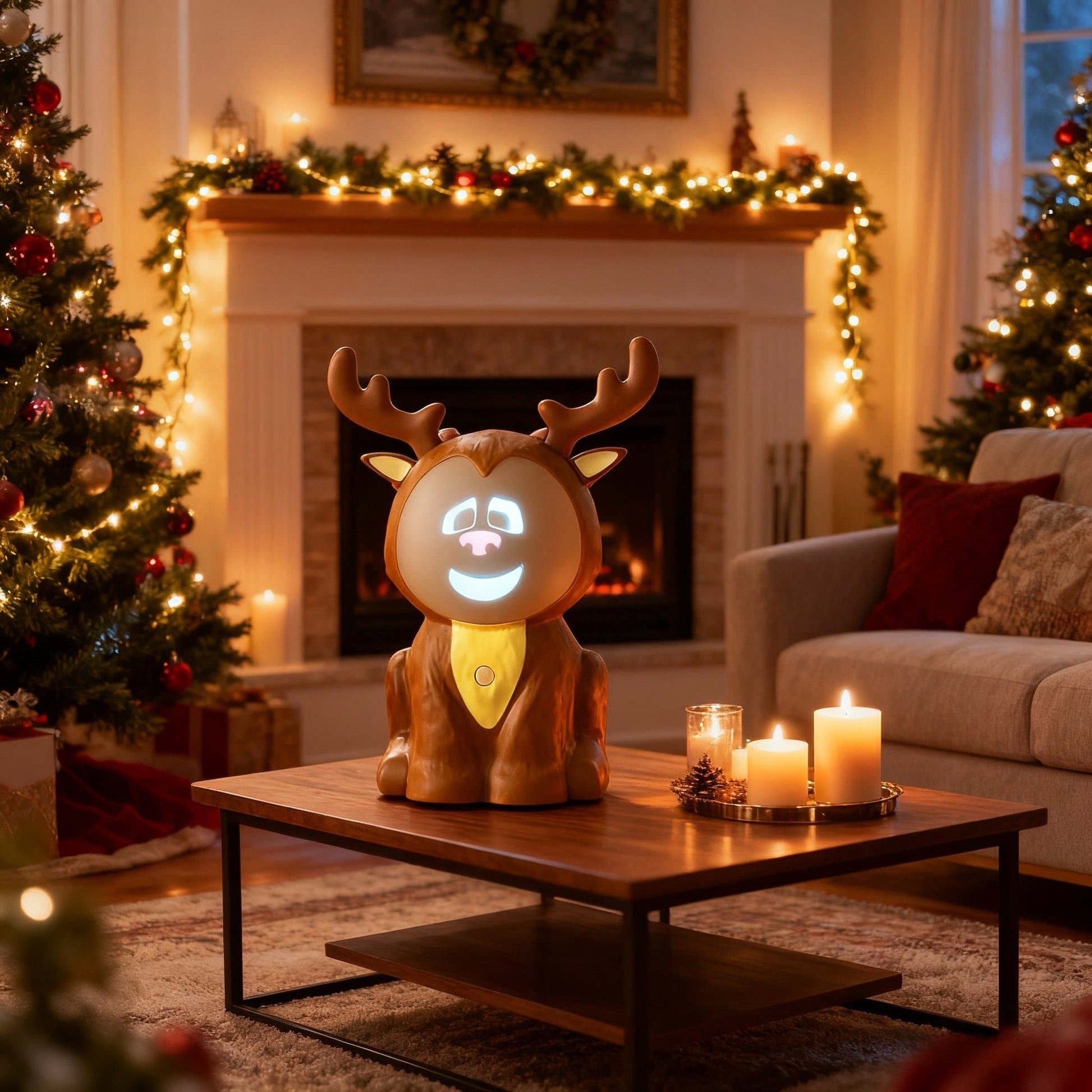 🎅Christmas Sale 49% Off ⛄️FrostByte (Mr. Chill) Talking Animated Blink Snowman with Built in Projector & Speaker Plug'n Play🎄 - statlk