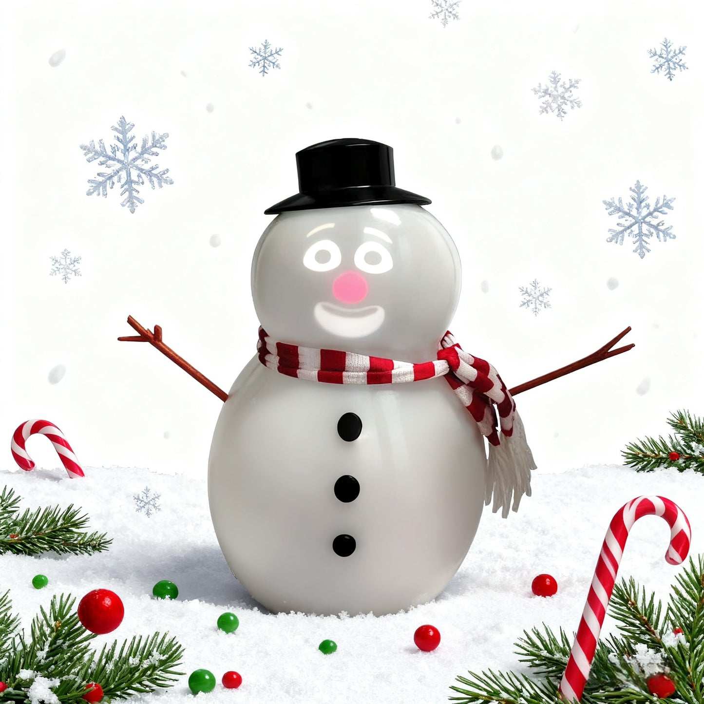 🎅Christmas Sale 49% Off ⛄️FrostByte (Mr. Chill) Talking Animated Blink Snowman with Built in Projector & Speaker Plug'n Play🎄 - statlk