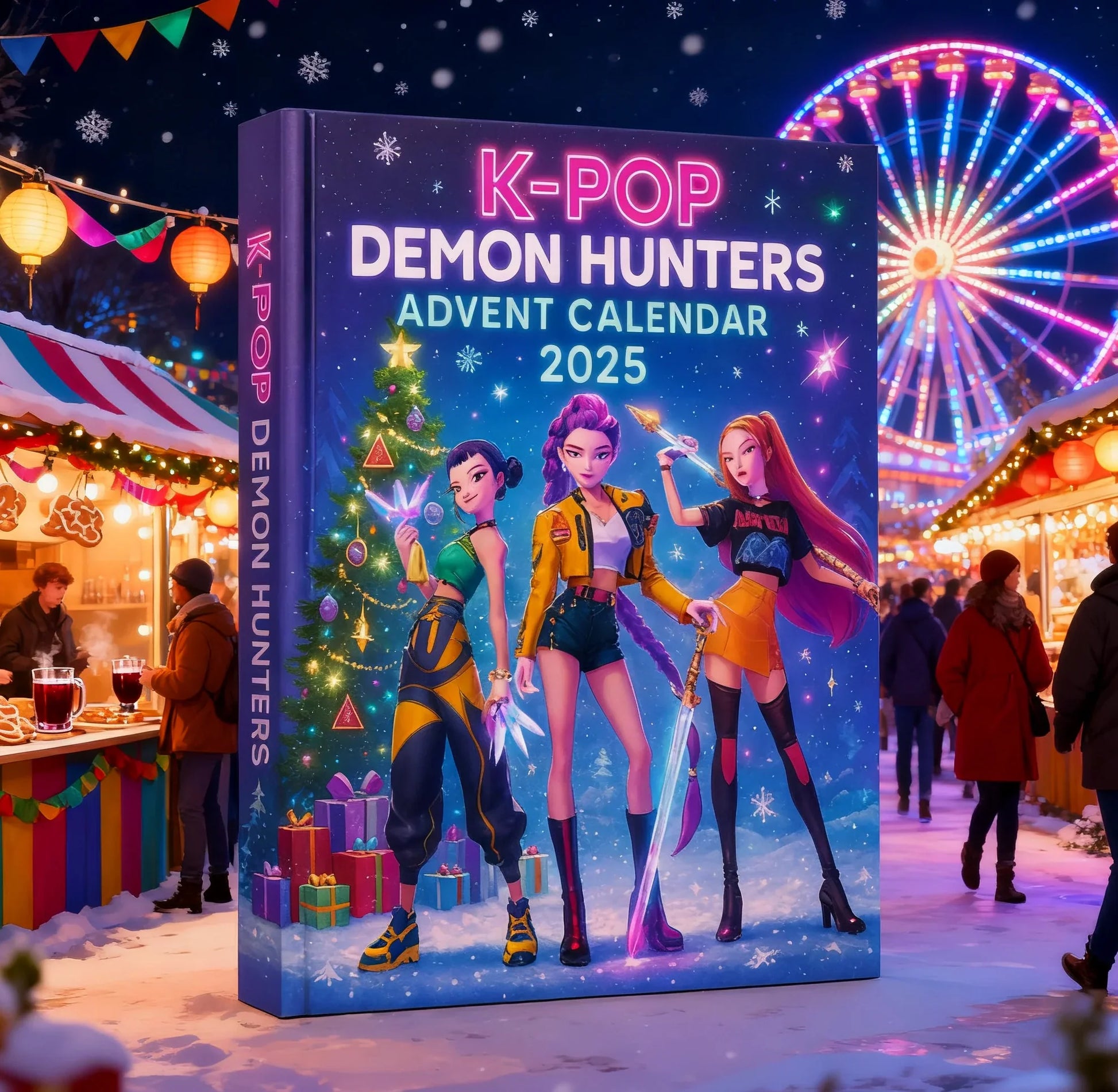 🔥Last Day 50% OFF - 🎄Kpop Demon Hunters Advent Calendar 2025 - statlk