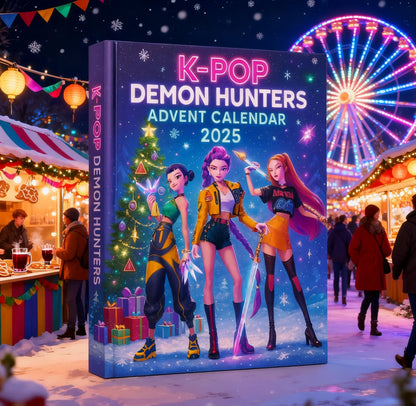 🔥Last Day 50% OFF - 🎄Kpop Demon Hunters Advent Calendar 2025 - statlk