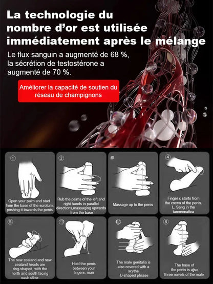 【Effect in one second】Leech essential oil for male enlargement