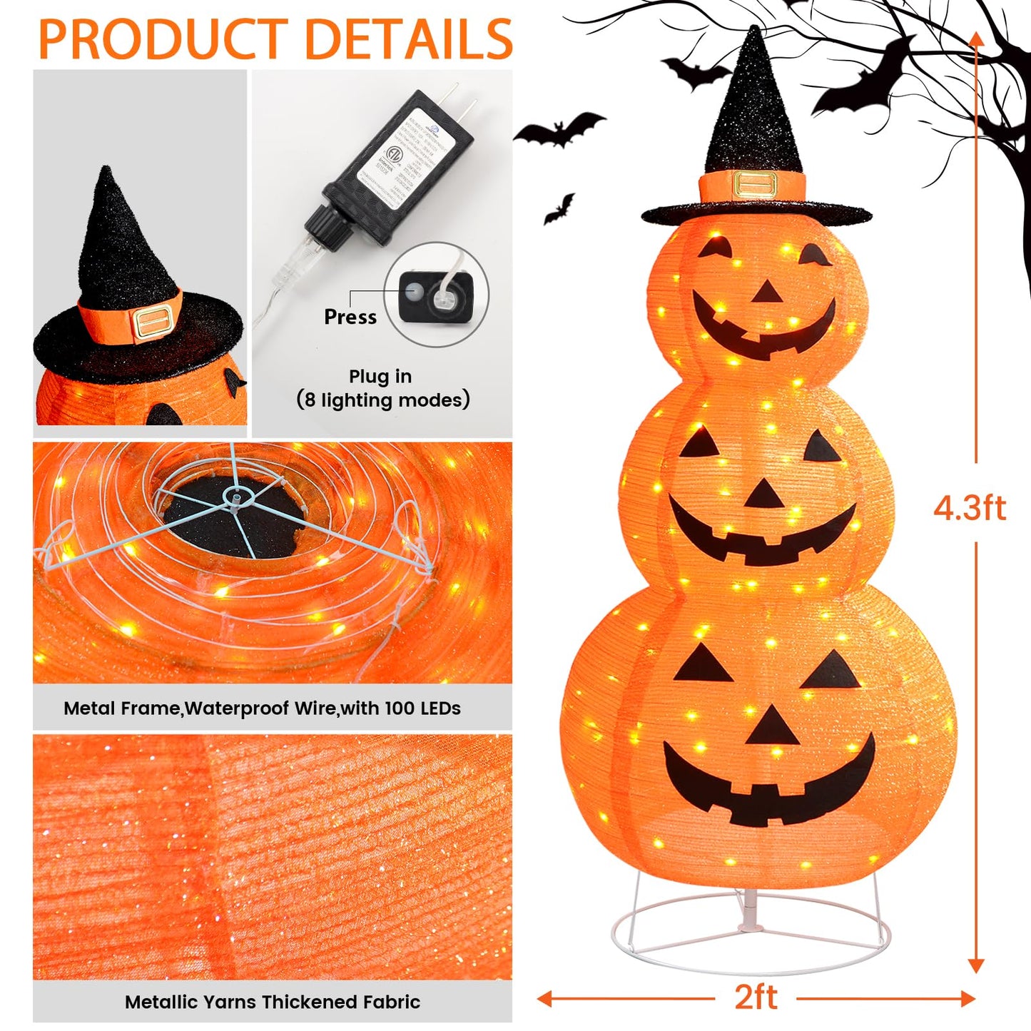 🔥Super price reduction🎃Halloween Foldable Pumpkin Decoration✨ - statlk