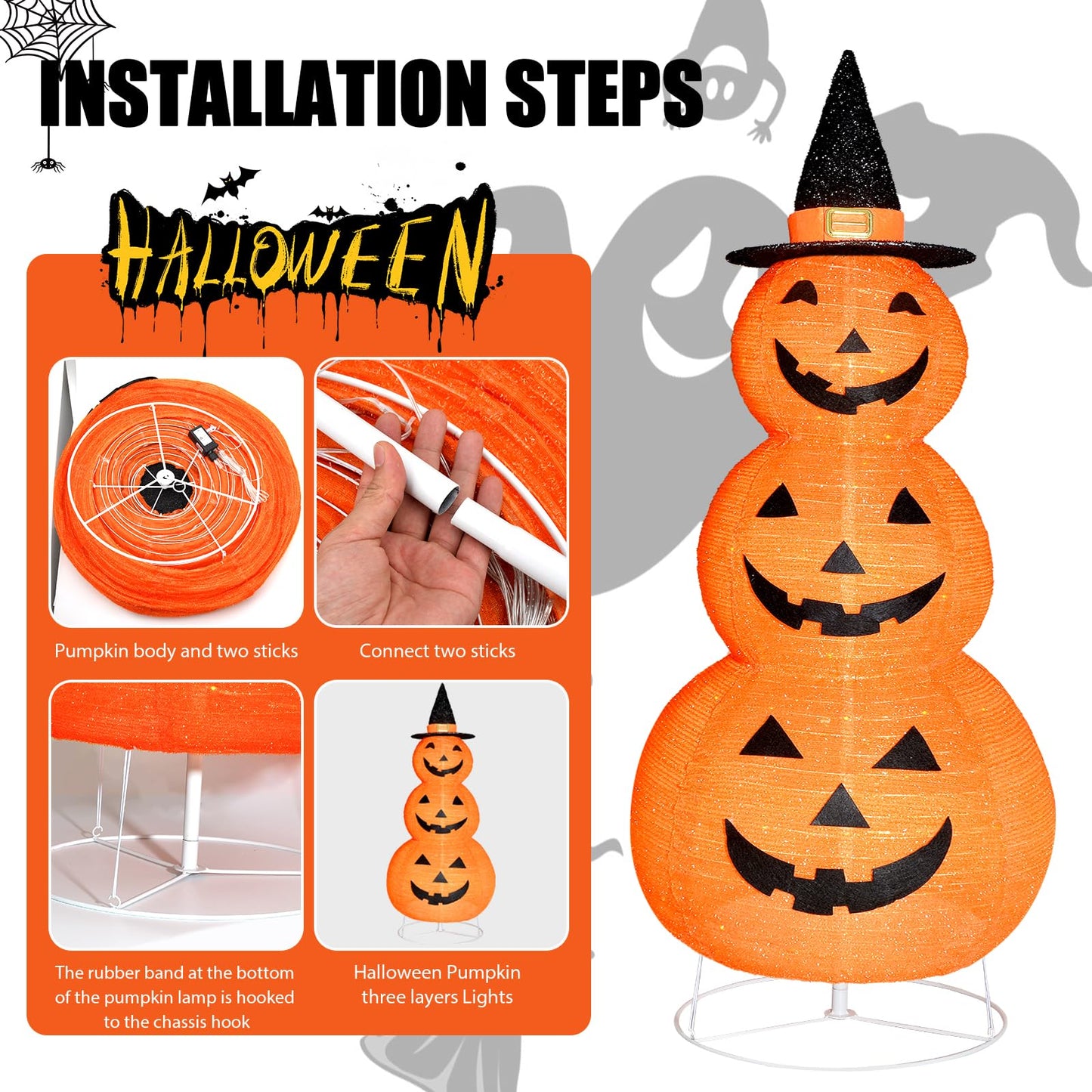 🔥Super price reduction🎃Halloween Foldable Pumpkin Decoration✨ - statlk