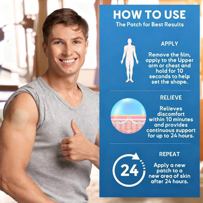 FDA Approved  DoubleNano COPD Relief Patch (💝 Cough, wheezing, shortness of breath, sputum, stuffy nose, bronchitis, bronchitis, allergy symptoms, lung discomfort)