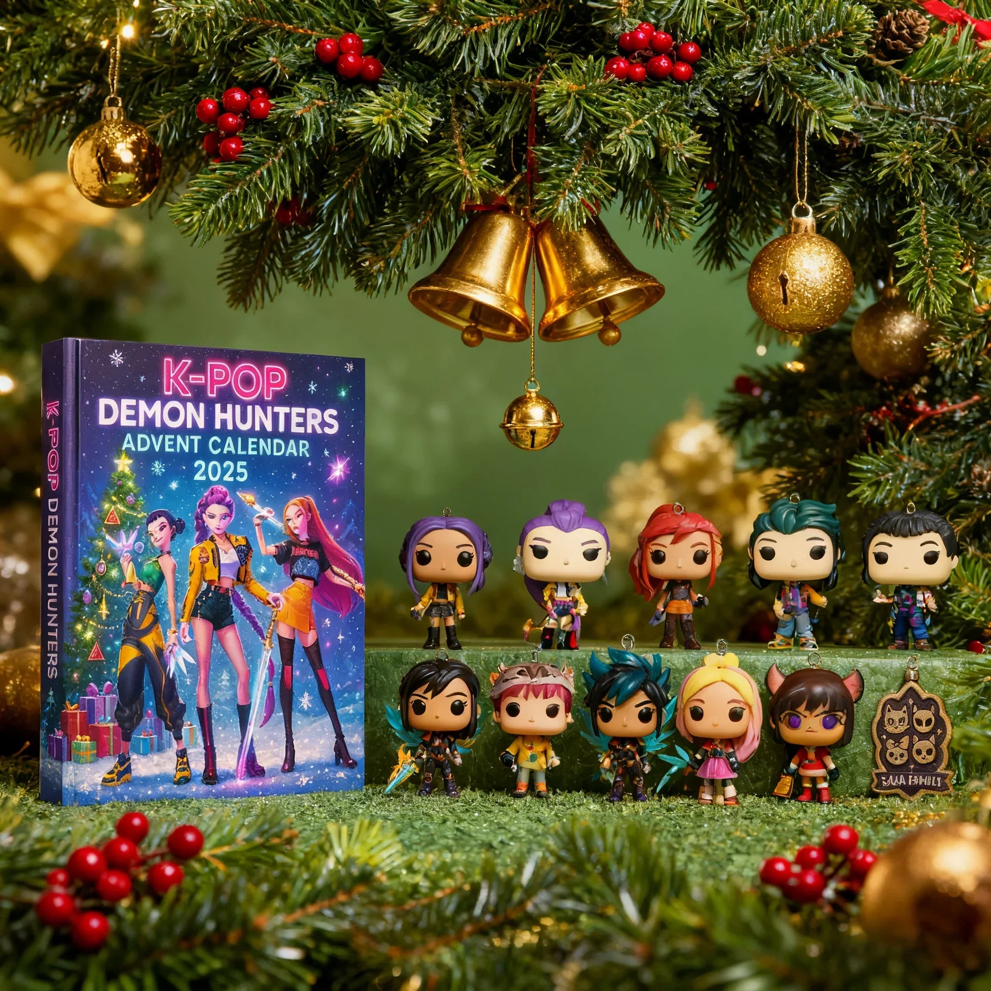 🔥Last Day 50% OFF - 🎄Kpop Demon Hunters Advent Calendar 2025 - statlk