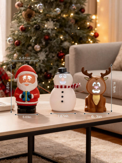 🎅Christmas Sale 49% Off ⛄️FrostByte (Mr. Chill) Talking Animated Blink Snowman with Built in Projector & Speaker Plug'n Play🎄 - statlk