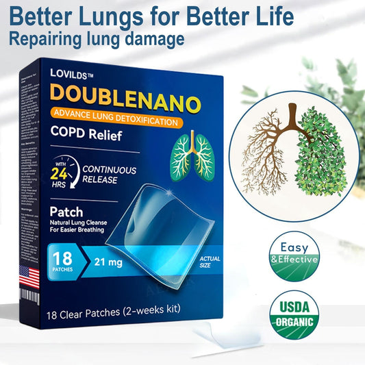 FDA Approved  DoubleNano COPD Relief Patch (💝 Cough, wheezing, shortness of breath, sputum, stuffy nose, bronchitis, bronchitis, allergy symptoms, lung discomfort)
